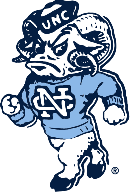 North Carolina Tar Heels 1983-1998 Primary Logo DIY iron on transfer (heat transfer)
